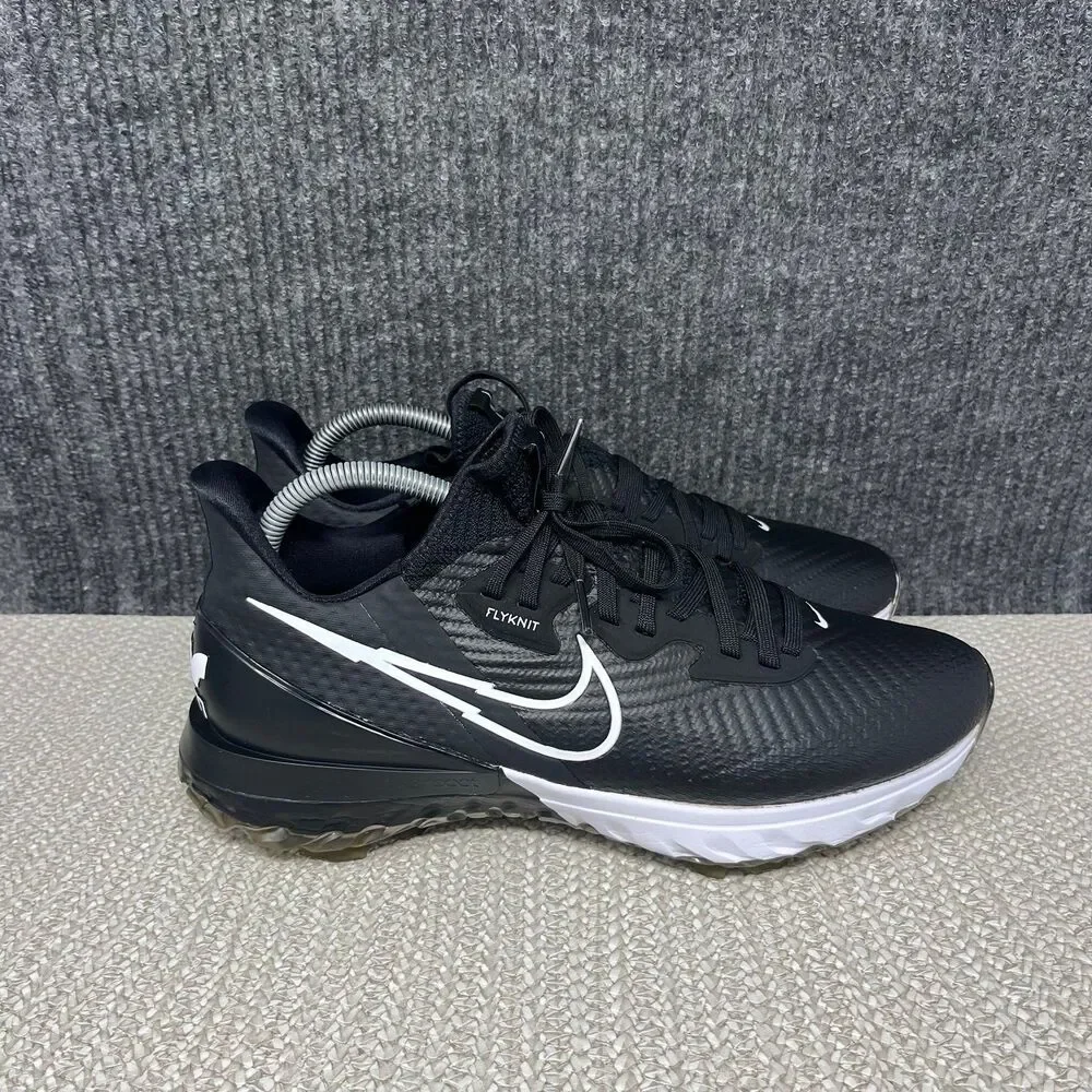 Nike Air Zoom Infinity Tour Golf Shoes Black White Mens Size 9 CT0540-077